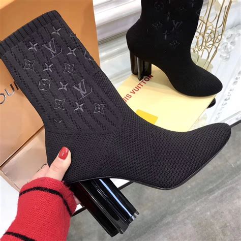 lv sock booties|Women's Boots: Booties & Heeled Boots .